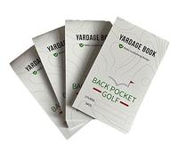 Back Pocket Golf Lot de 4 carnets de Yardage conformes aux Normes USGA et fabriqué aux États-Unis - Indispensable pour Les Joueurs de Tournoi. Se Glisse Facilement dans Votre Support de carnet de