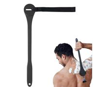 Back Razor Extension - Ergonomic Bendable Rod, Long Shaver Attachment,Flexible Silicone Strip | Wet Dry Applicator, Bathing Grooming Lotion Extender Boyfriend Dad Elderly Summer Season Shower Utility