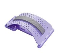 Back Relief Stretcher, 3 Level Spine Board, Portable Lumbar Massage Device with Firm Support Design, Shoulder Neck Stretch Tool, Fitness Recovery Accessory with Compact Build for Sitting Use