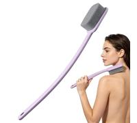 Back Scrubber Brush, Long Handle Cleaning Tool Kit, Compact Skin Care Support Device, Reusable Spa Bath Accessory, Portable Relaxation Aid, for Home Bathroom Gym Hotel Daily Routine