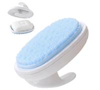 Back Scrubber - Silicone Anti Slip Bath Brush, Built-in Soap Reservoir | |Shower Body Cleaning Brush for Back, Legs and Skin , Lather Dispenser Bath Tool for Bathroom, , Travel
