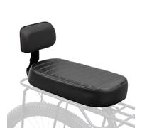 Back Seat For Bike - Adjustable Strap Saddle Cushion With Backrest, Rear | Back Seat For Bike, Adjustable Strap Saddle Cushion Replacement, No Slip Rear Child Bike Seat With Backrest, Cycling Seat