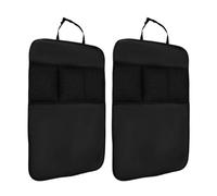 Back Seat Protector - 2 Pieces - Kids Auto Kick Mat - Storage Organizer | Car Backseat Organizer SUVs, Sedans, Trucks, Travel, Daily Driving, Family Vacation