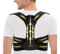 Back Straightener Posture Corrector Adjustable Upper Back Brace Support Muscle Memory Support Relief Neck Shoulder Upper Lower Back Pain L/Xl