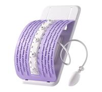 Back Stretcher | 37.7x21x5cm Adjustable Lumbar Traction Device 150kg Load Capacity | Stable Portable Inflatable Back Stretcher For Muscle Recovery Fitness Pilates Fatigue Relief Gym Home Yoga Workout