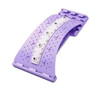 Back Stretcher - 4 Level Adjustable Lumbar Support Board, Multi- Angle Spine Alignment Device, Comfortable Pain Ease Tool for Men Women Adults, Post Corrector, 9.65x7.09x1.38 Inches
