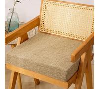 Back Support Cushion 40X40X3CM with Zipper, Non-Slip, Cotton and Linen Fabric, it is Comfortable and Soft, Effectively Relieving Stress,for Living Room Office Room Car,