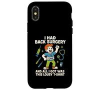 Back Surgery Lousy T-Shirt Amusant pour Homme Get Well Patient Coque pour iPhone X/XS