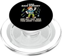 Back Surgery Lousy T-Shirt Amusant pour Homme Get Well Patient PopSockets PopGrip pour MagSafe