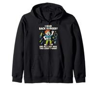 Back Surgery Lousy T-Shirt Amusant pour Homme Get Well Patient Sweat à Capuche
