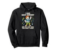 Back Surgery Lousy T-Shirt Amusant pour Homme Get Well Patient Sweat à Capuche