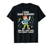 Back Surgery Lousy T-Shirt Amusant pour Homme Get Well Patient T-Shirt