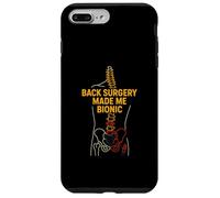 Back Surgery Made Me Bionic Cool Women Surgery Recover Coque pour iPhone 7 Plus/8 Plus