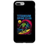 Back Surgery Titanium Spine Club Cool Mens Get Well Coque pour iPhone 7 Plus/8 Plus