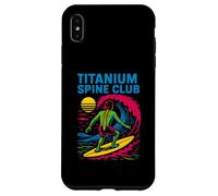 Back Surgery Titanium Spine Club Cool Mens Get Well Coque pour iPhone XS Max