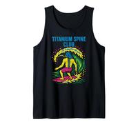 Back Surgery Titanium Spine Club Cool Mens Get Well Débardeur