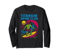 Back Surgery Titanium Spine Club Cool Mens Get Well Manche Longue