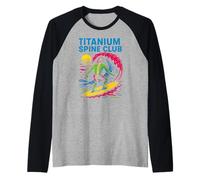 Back Surgery Titanium Spine Club Cool Mens Get Well Manche Raglan