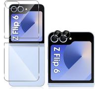 Back Tempered Glass For Samsung Galaxy Z Flip 6 5g [2 Pieces] + Camera Protector [1 Pieces], 9h Hardness Protective Film Back Anti-Scratch Screen Protector For Flip6