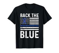 Back The Blue American Flag Ruban de Sensibilisation au Cancer du côlon T-Shirt