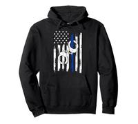 Back The Blue USA Flag Police Lives Matter Sweat à Capuche