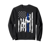 Back The Blue USA Flag Police Lives Matter Sweatshirt