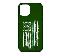 Back The Green Thin Green Line, Patrouille frontalière sous Drapeau américain Coque pour iPhone 12/12 Pro