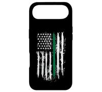 Back The Green Thin Green Line, Patrouille frontalière sous Drapeau américain Coque pour iPhone Air