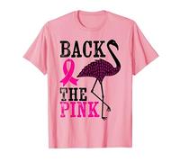 Back The Pink Support de sensibilisation au cancer du sein Rose T-Shirt