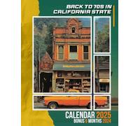 Back to 70s in California State 2025: 18 Months of Retro California Living July 2024 to December 2025 Organize with a Large-Sized Highlighting Iconic 70s Moments in California Ideal Gifts