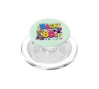 Back to 80s Nostalgia Roller Skate Boombox Cassette années 80 PopSockets PopGrip pour MagSafe