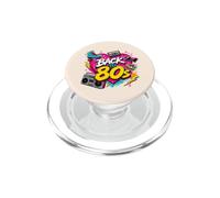 Back to 80s Retro Boom Box Roller Skate Rubik Lunettes de Soleil PopSockets PopGrip pour MagSafe