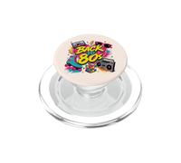 Back to 80s Retro Boom Box Roller Skate Rubik Lunettes de Soleil PopSockets PopGrip pour MagSafe