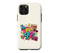 Back to 90s Nostalgia Roller Skate Boombox Cassette Années 90 Coque pour iPhone 11 Pro