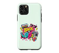 Back to 90s Nostalgia Roller Skate Boombox Cassette Années 90 Coque pour iPhone 11 Pro