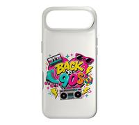Back to 90s Nostalgia Roller Skate Boombox Cassette Années 90 Coque pour iPhone Air