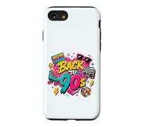 Back to 90s Nostalgia Roller Skate Boombox Cassette Années 90 Coque pour iPhone SE (2020) / 7/8