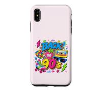 Back to 90s Nostalgia Roller Skate Boombox Cassette Années 90 Coque pour iPhone XS Max