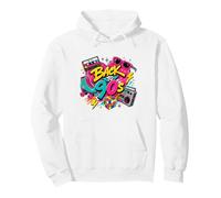 Back to 90s Nostalgia Roller Skate Boombox Cassette Années 90 Sweat à Capuche