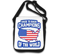 Back To Back Champions Of The World USA Sac à bandoulière Blanc