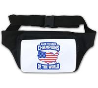 Back to Back Champions of The World USA Sac banane Blanc