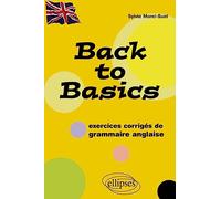 Back To Basics - Exercices Corrigés De Grammaire Anglaise