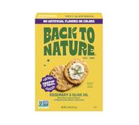 Back To Nature, Crackers Stoneground Huile de romarin et d'olive, 141,7 g