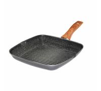 Back to Nature Poêle-grill 28 x 28 cm, avec 2 becs verseurs Stoneline