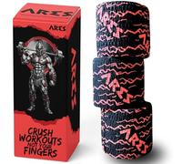 BACK TO ROOTZ ARES - Tape COSSTRAINING, Gymnastique et haltérophilie Bande élastique avec Colle Anti-résiduelle Grip amélioré 3 Rouleaux 4,5 cm x 5 m (Noir)