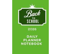 Back to School 2026 Daily Planner Notebook for Students - Cute Academic Year Organizer with 183 Pages | Homework, Schedule, To-Do List & Goal Tracker | Perfect for Middle School, High School & College