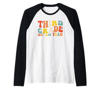 Back to School 3rd Grade Dream Team Teacher Kids Third Grade Manche Raglan