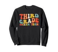 Back to School 3rd Grade Dream Team Teacher Kids Third Grade Sweatshirt
