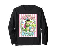 Back to School Cool Alligator We Back to School Manche Longue