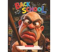 Back to School Funny Characters Notebooks: Mr. Henderson's Strict Math: 110 Pages, Wide Ruled, Sarcastic 3D Cartoon Cover for Students and Teens